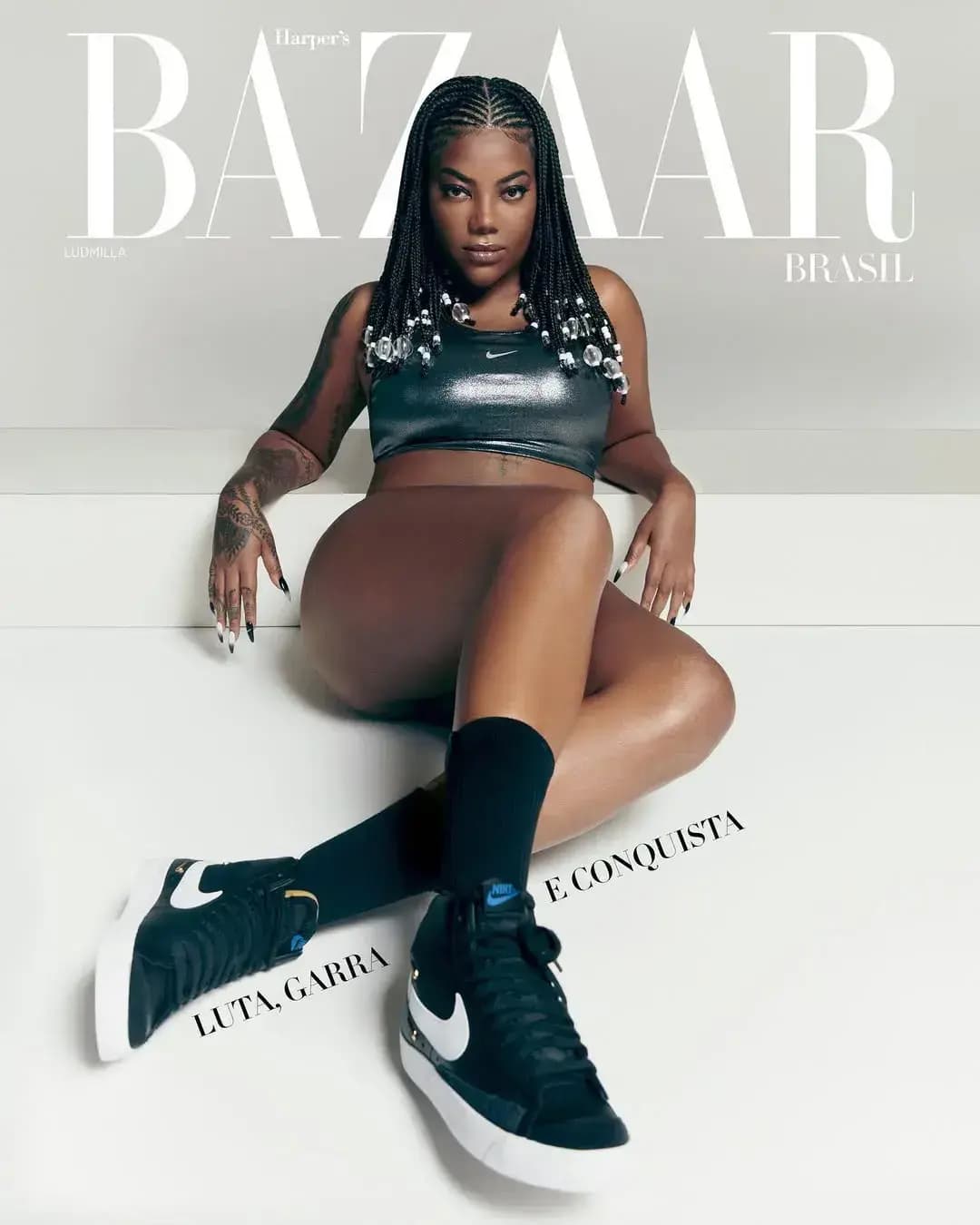 LUDMILLA FOR BAZAARBR — BELEZA POR RODRIGO COSTA - 0