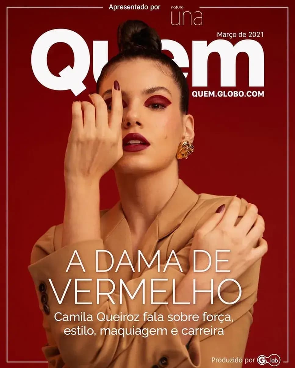 2022- QUEM - CAMILA QUEIROZ  - beauty Daniel Hernandez - 1