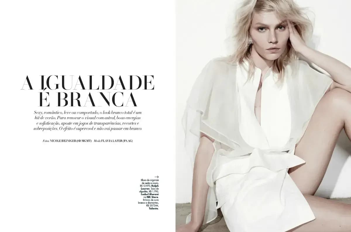 2016 - L'OFFICIEL BRASIL ALINE WEBER - 1