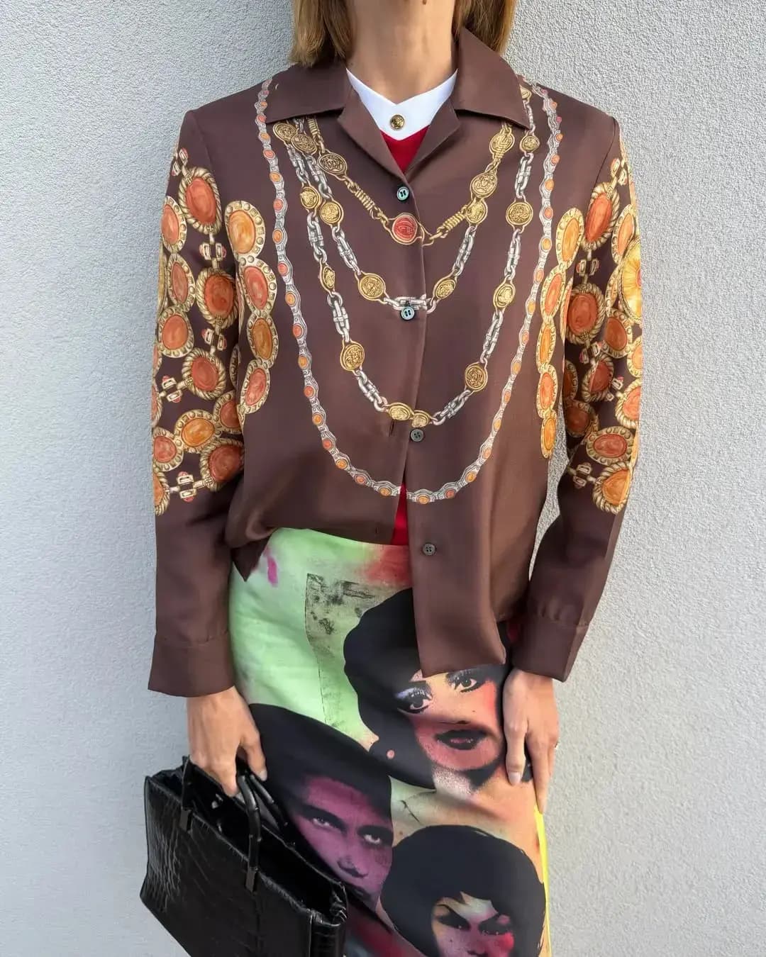 Helena Bordon X Versace - styling Pedro Salles - 1