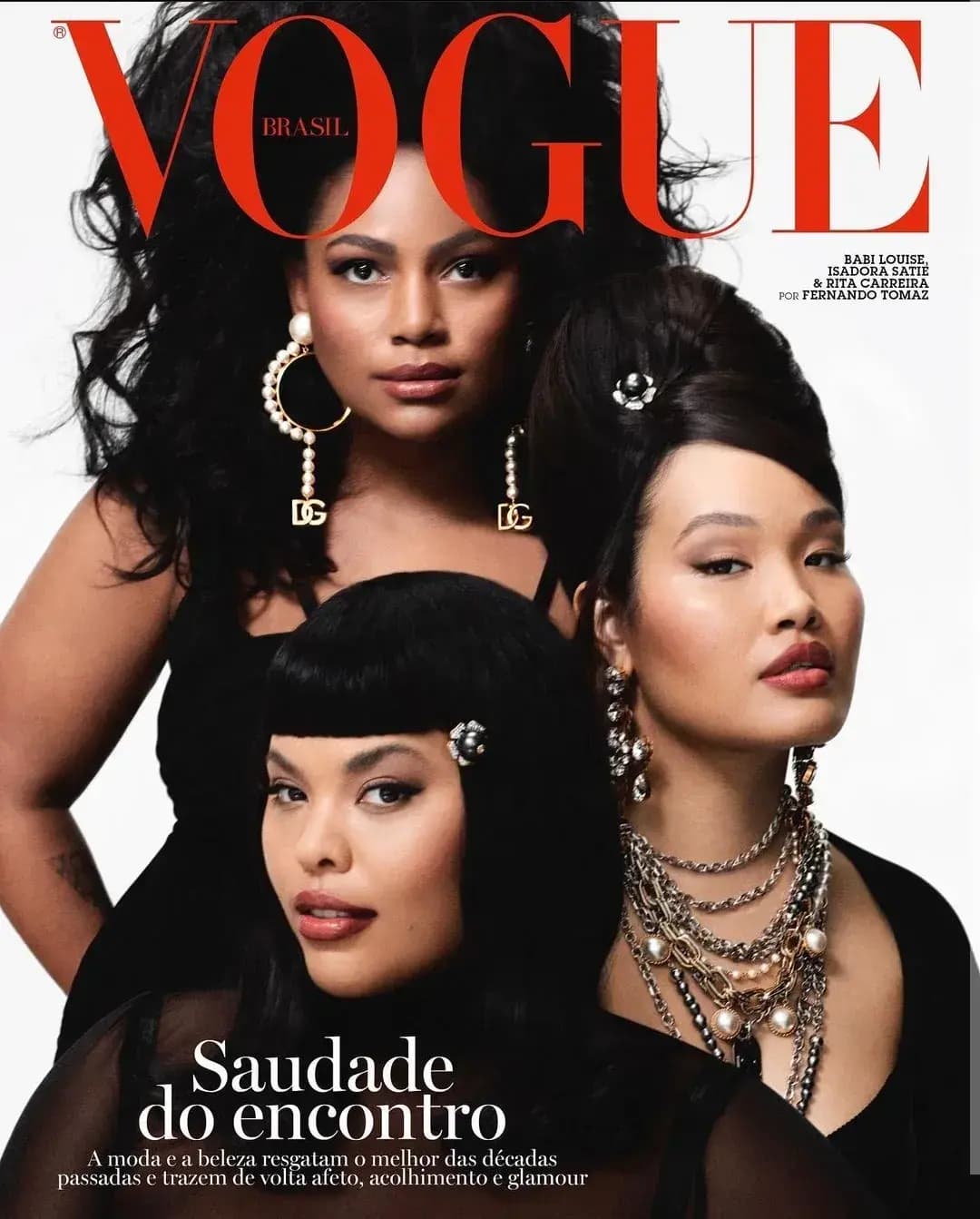 2021 VOGUE BRASIL COM BABI LOUISE + ISA JAPONEGA + RITA CARREIRA - 0