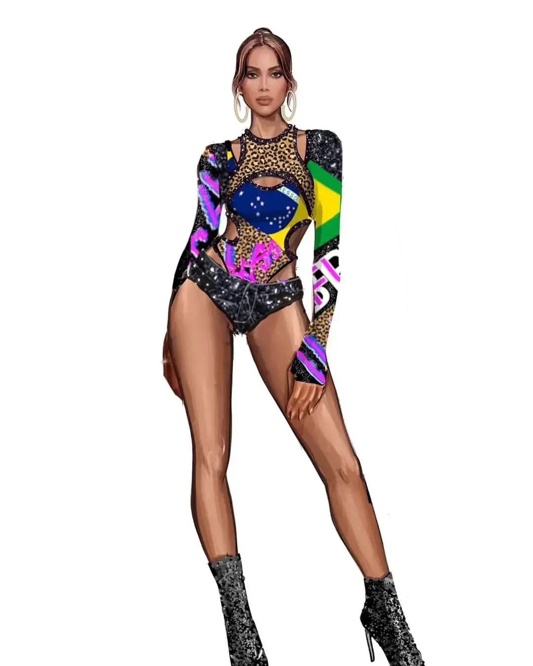 Anitta para VMA 2023 -Styling por Daniel Ueda - 2