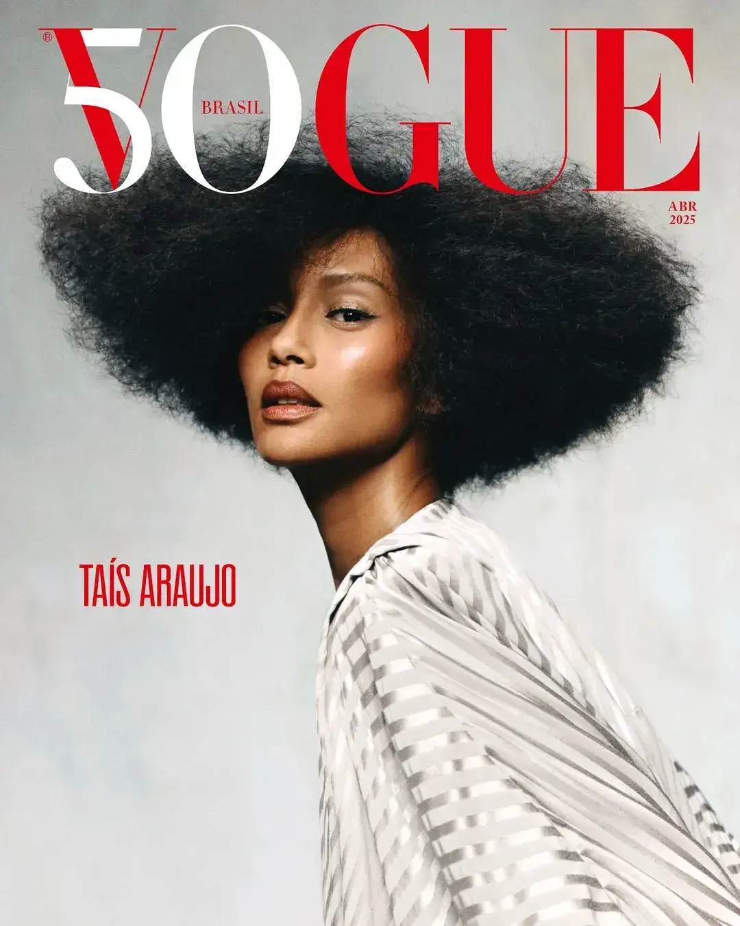 Thais Araujo para Vogue Brasil - beauty por Daniel Hernandez
