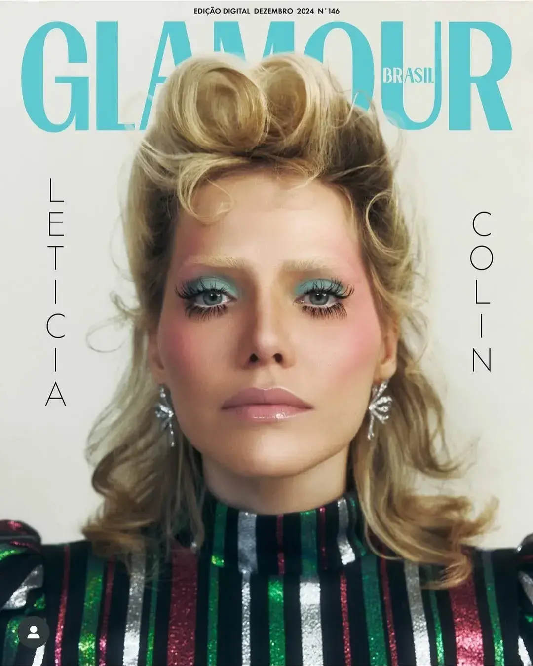 Dezembro 2024 - LETICIA COLIN PARA GLAMOUR BR - beauty por Daniel Hernandez gallery 3