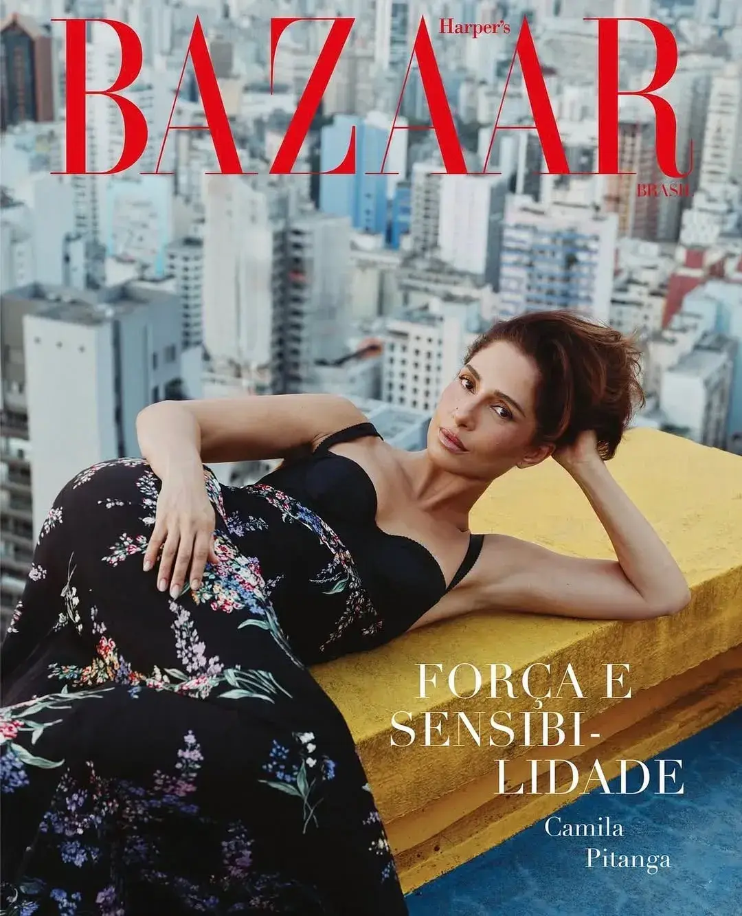 Camila Pitanga para Harper's Bazaar Brasil - beauty por Daniel Hernandez